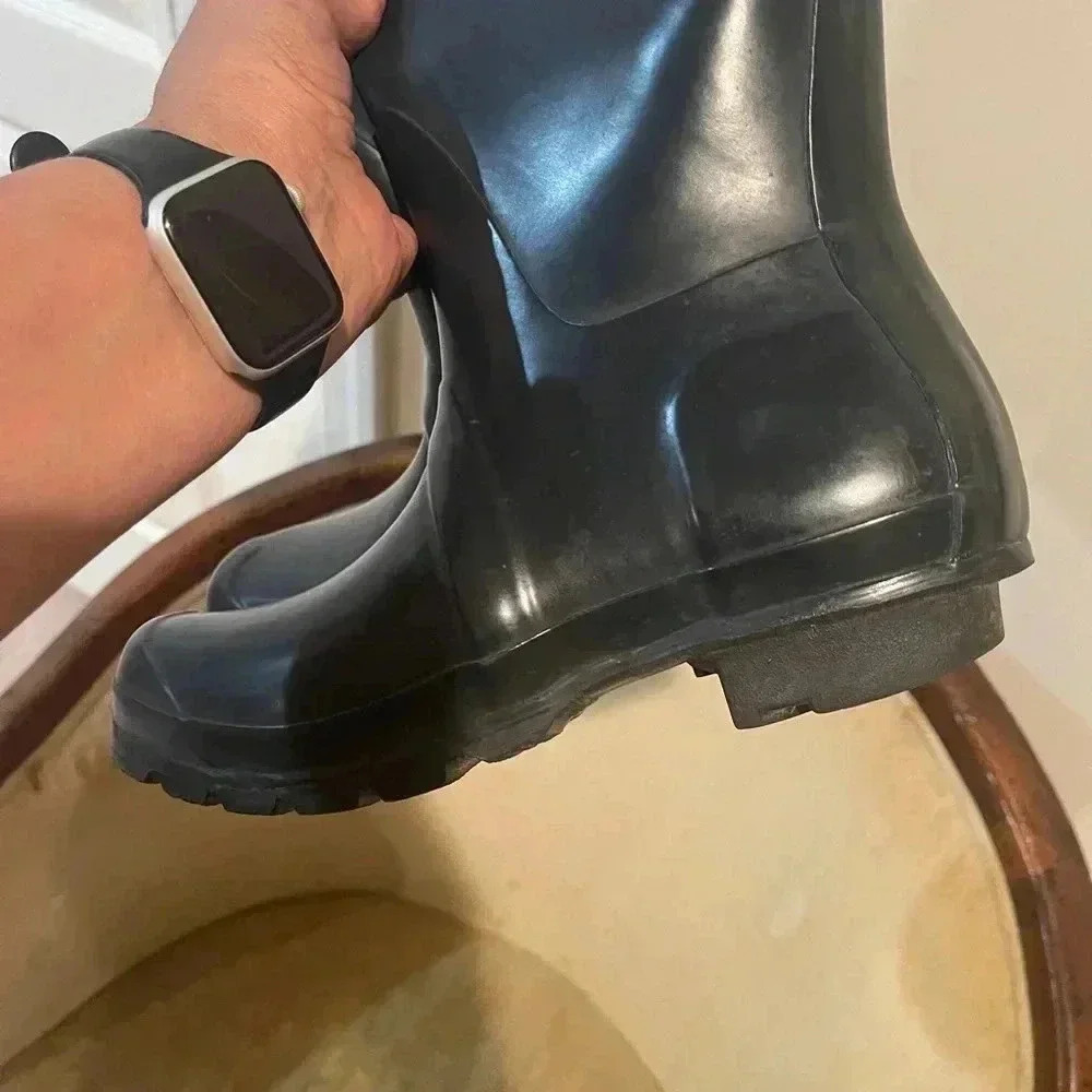 HUNTER Rubber Boots, Original Tall Matte Black. - Picture 13 of 16
